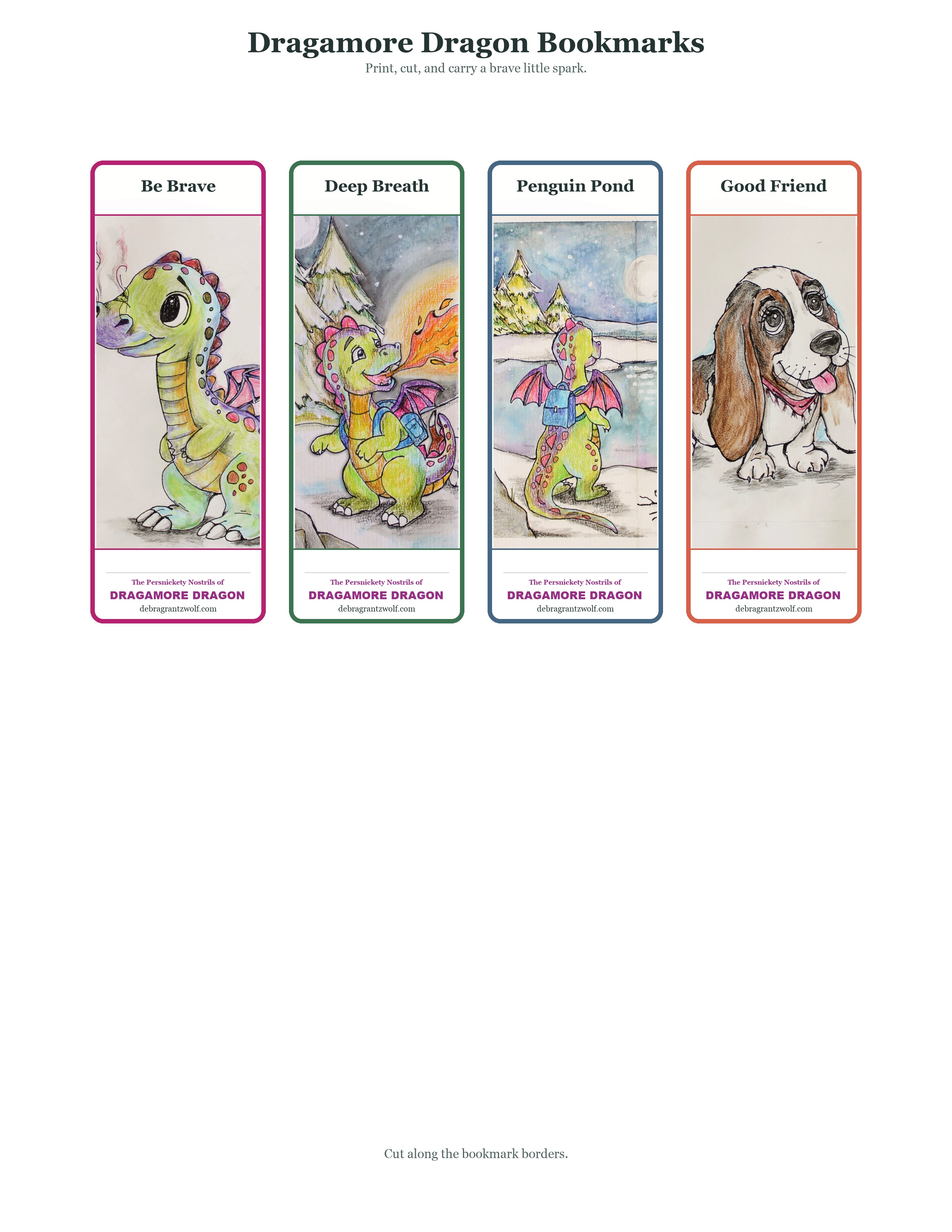 Full-Color Bookmark Sheet