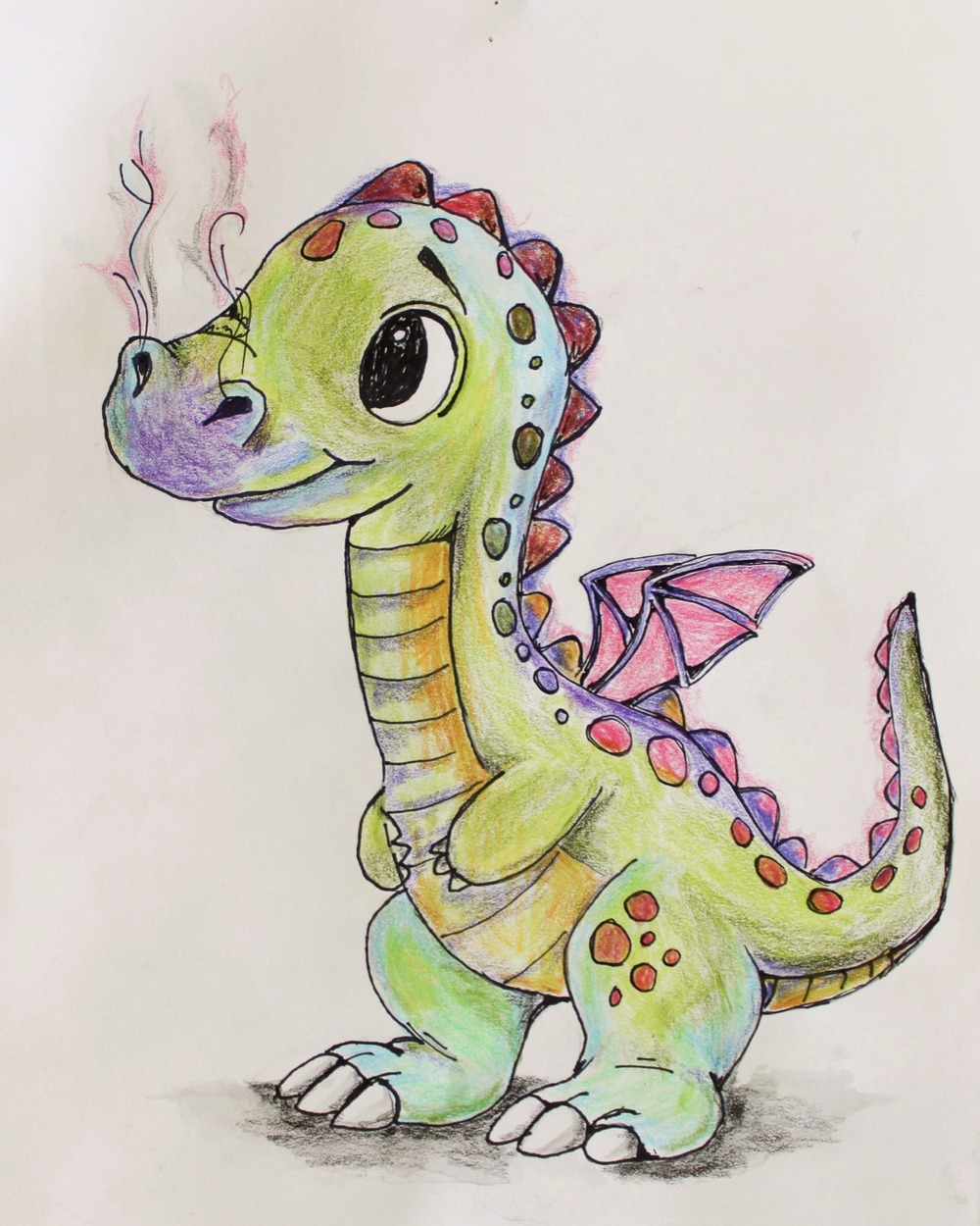 Dragamore Character Study original color artwork