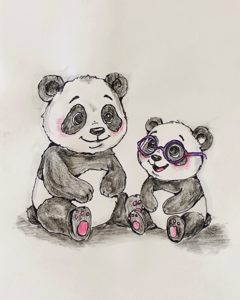 Zack and Kimi original color artwork
