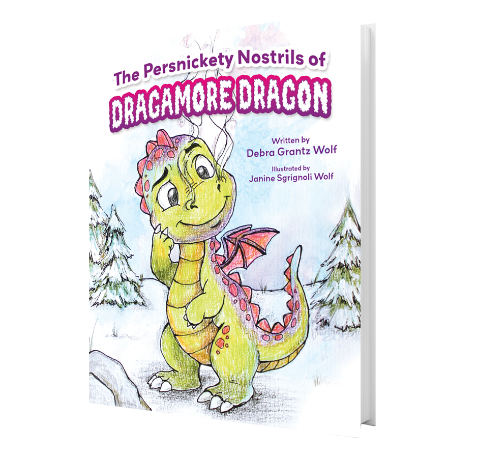 The Persnickety Nostrils of Dragamore Dragon book mockup